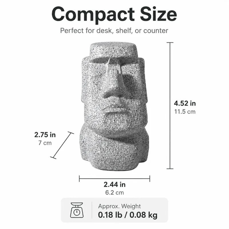 Moai Glasses Holder – Funny Eyewear Stand & Desk Organizer Eyewear Stand QXL
