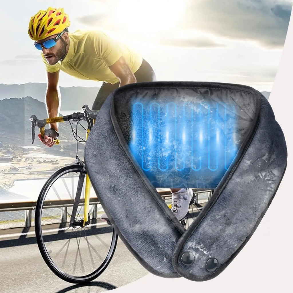 Wearable Neck Cooling Wrap | Reusable Ice Silk Summer Neck Cooling Wrap QXL