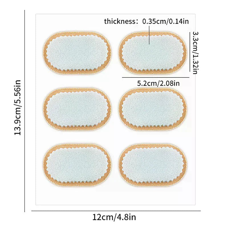 6-Pack Foam Foot Cushion Pads – Corn & Callus Protection Foot Cushion Pads QXL