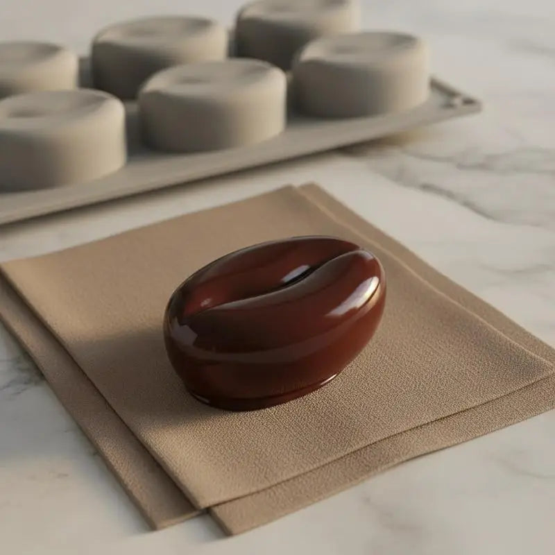 Silicone Coffee Bean Baking Mold | Chocolate Candy Cake Ice Tray Silicone Baking Mold QXL