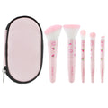 RANCAI 5-Piece Compact Makeup Brush Set with Case Makeup Brush Set QXL 5pcs with bag1