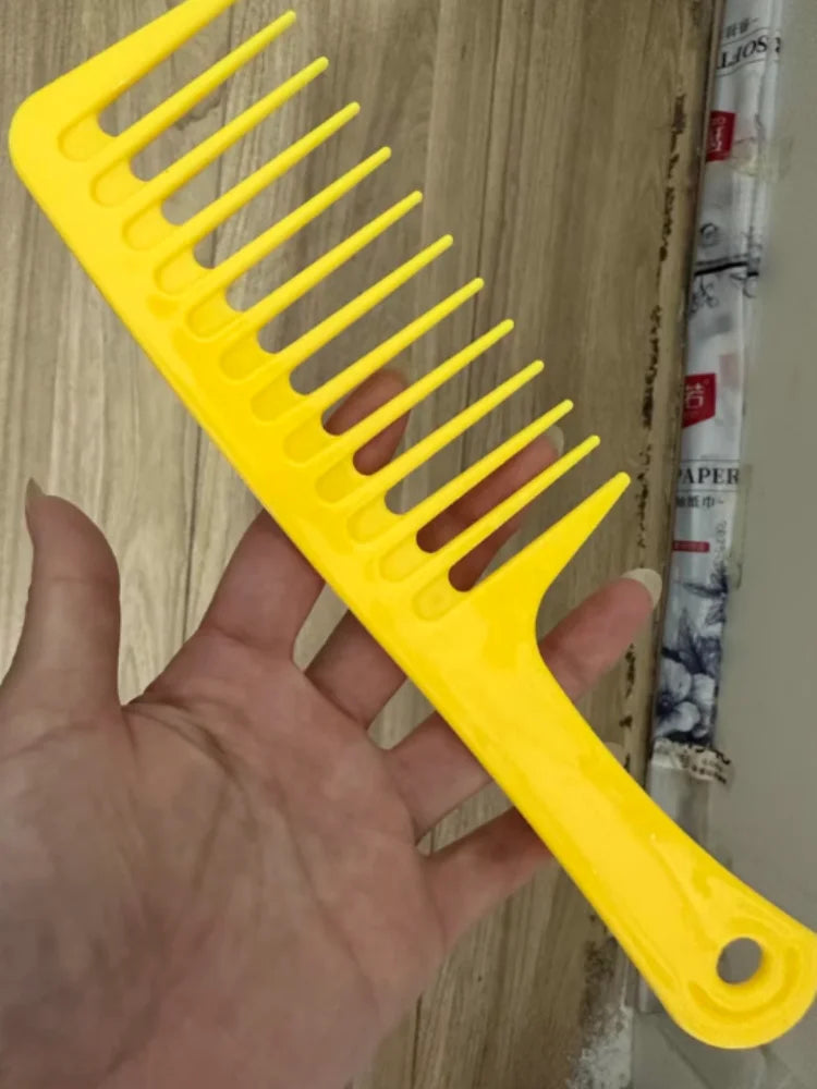 Wide Tooth Comb for Curly & Wet Hair | Heat Resistant Detangler Wide Tooth Comb QXL