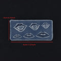 3D Lip Silicone Nail Art Mold | DIY Resin Charm Tool Nail Art Mold QXL one size