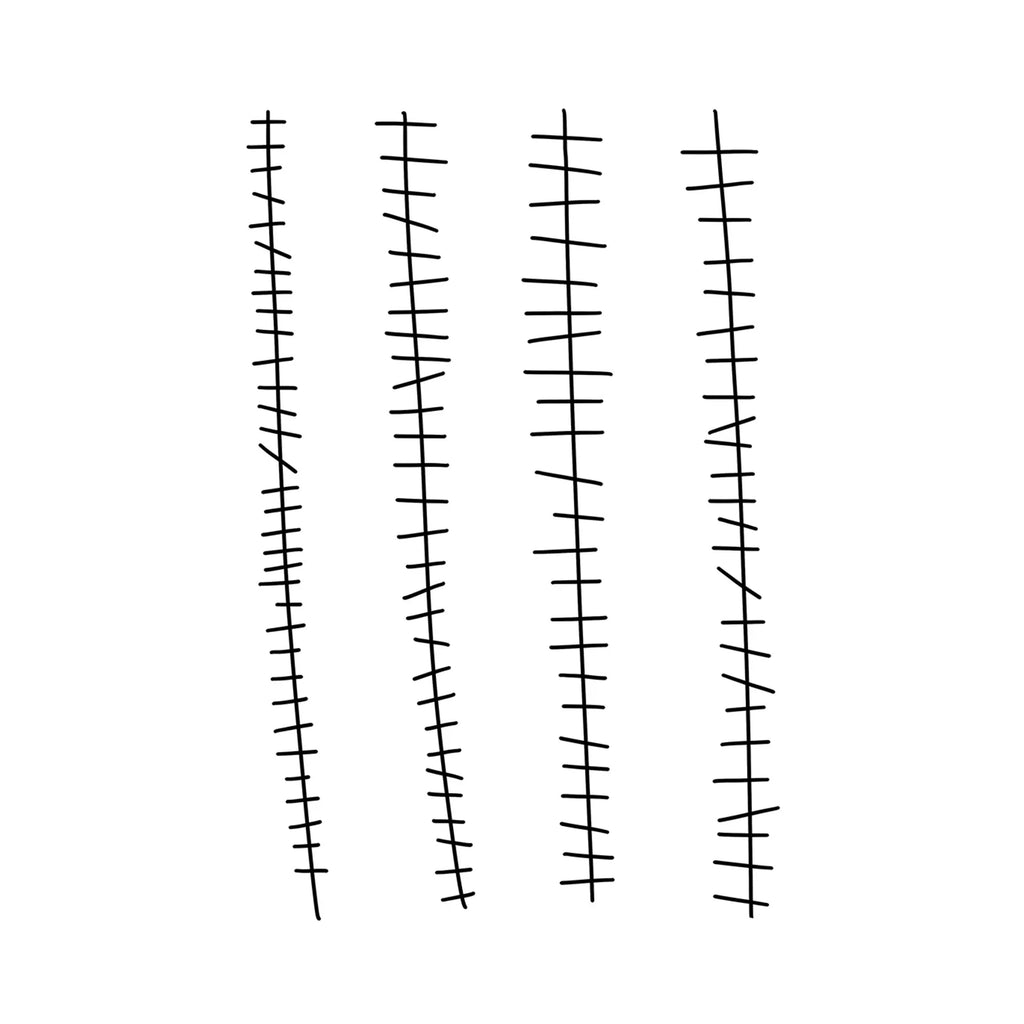 Realistic Scar Temporary Tattoo | Waterproof Semi-Permanent 15 Days Temporary Tattoo Sticker QXL