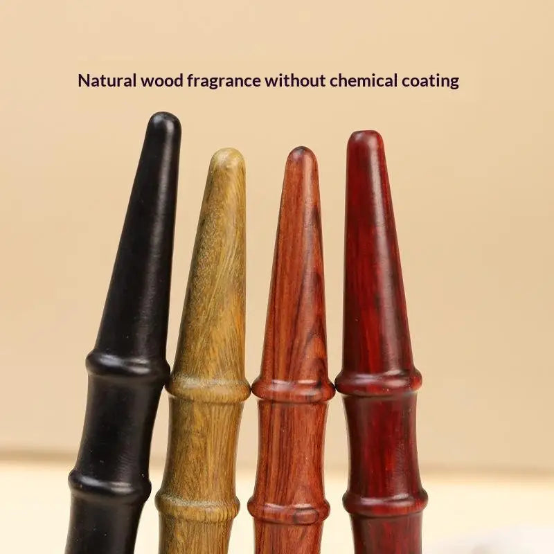 Natural Sandalwood Acupressure Massage Stick | Reflexology Tool Acupressure Massage Stick QXL