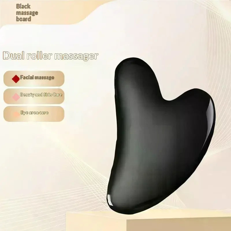 2-Piece Natural Resin Gua Sha Massage Set | Facial Lifting Tool Gua Sha Massage Set QXL
