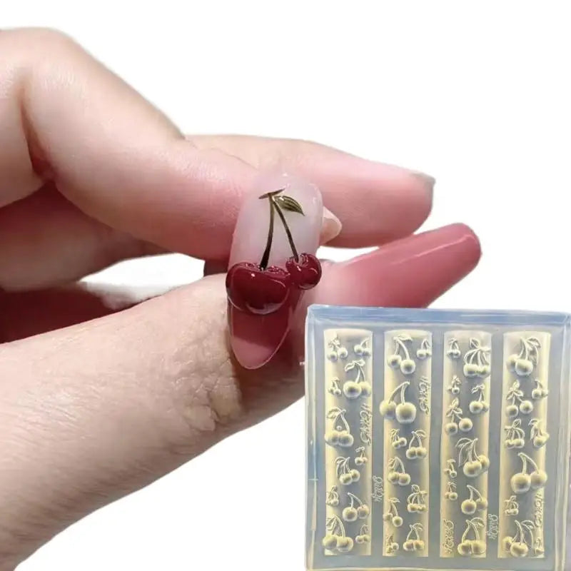 3D Rose & Butterfly Nail Art Silicone Mold | DIY Manicure Nail Art Mold QXL