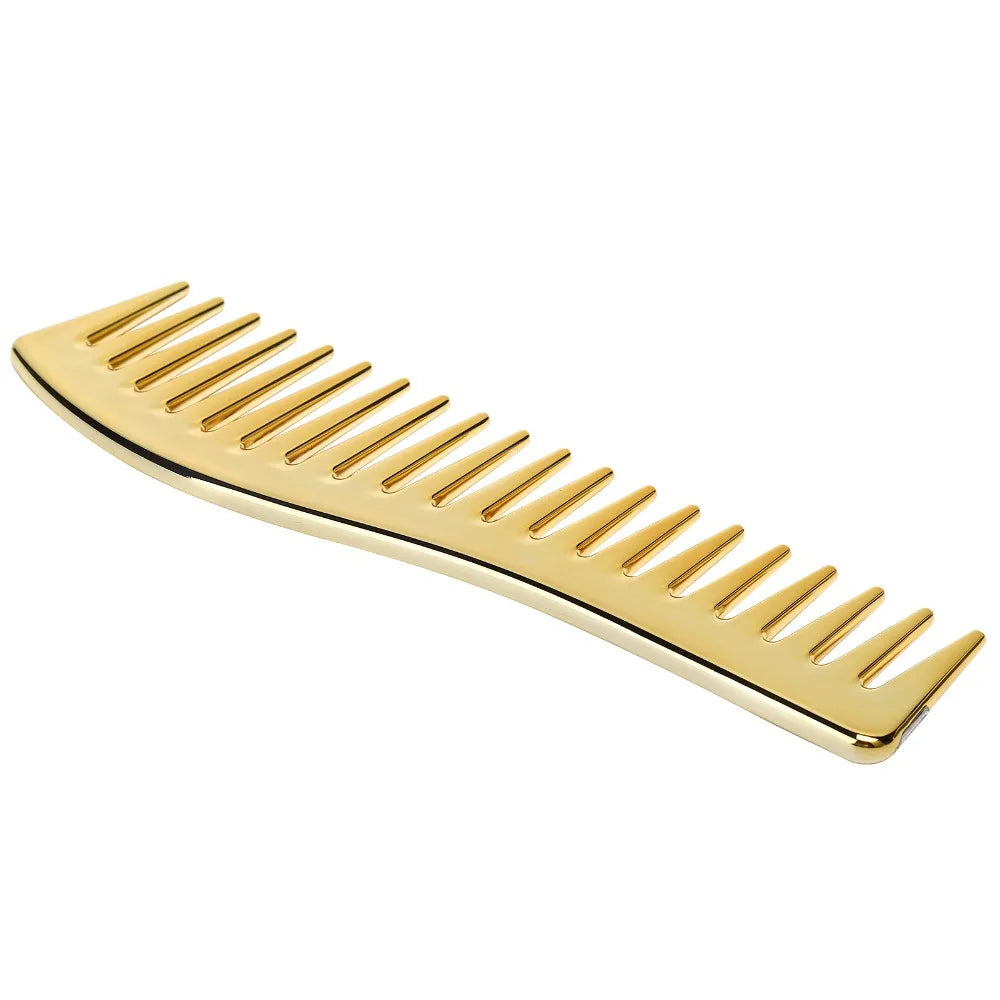 Wide Tooth Detangling Comb | No-Handle Travel & Salon Wide Tooth Comb QXL