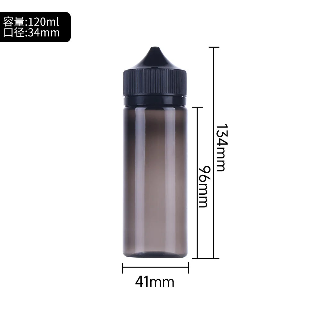 5-Pack PET Squeezable Dropper Bottles 10–120ml | Refillable Refillable Dropper Bottles QXL 120ml Plastic
