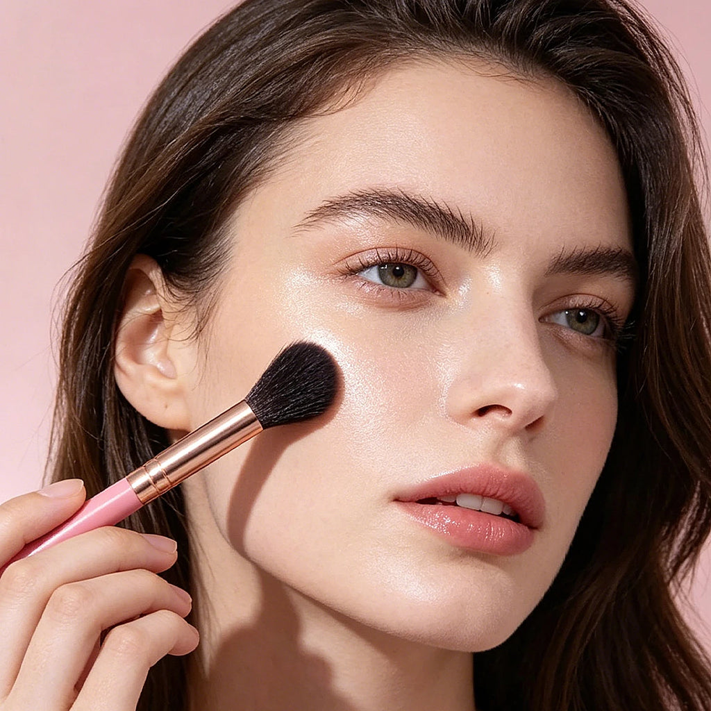 KOSSHOW Highlighter Makeup Brush | Soft Fluffy Blending Highlighter Makeup Brush QXL