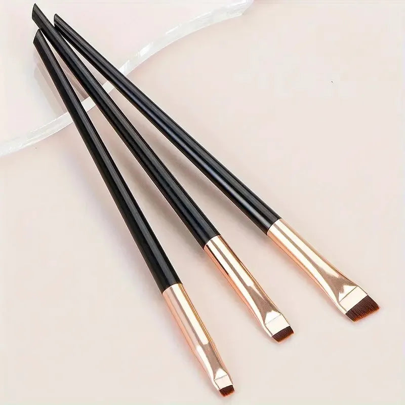 4-Piece Eye Smudge Brush Set | Eyeshadow & Eyeliner Blending Eye Makeup Brush Set QXL 3PCS heijin yanshua