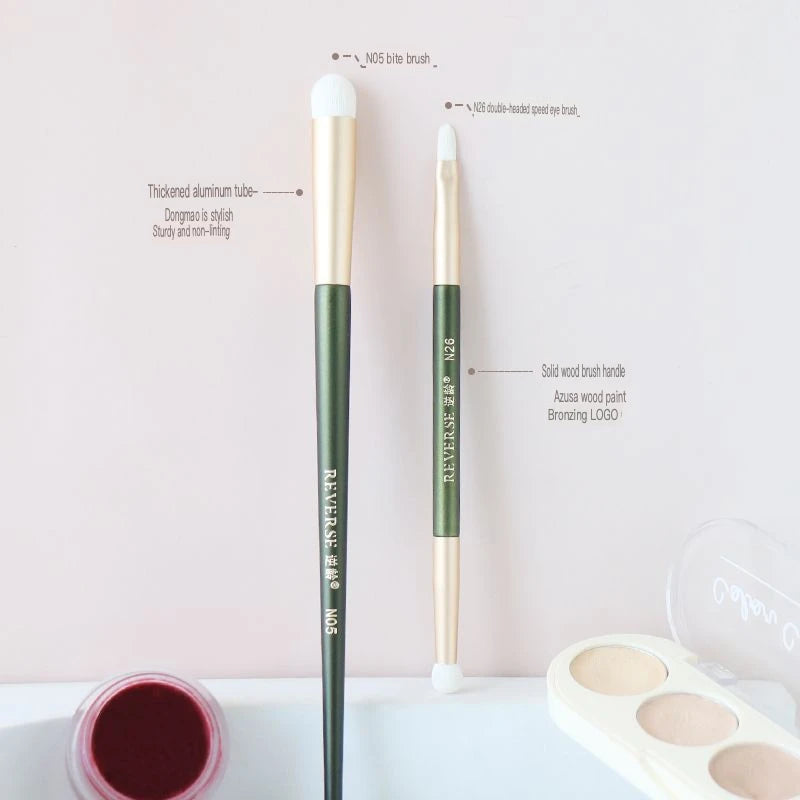 5-Piece Makeup Brush Gift Set | Concealer & Powder Brushes Makeup Brush Set QXL