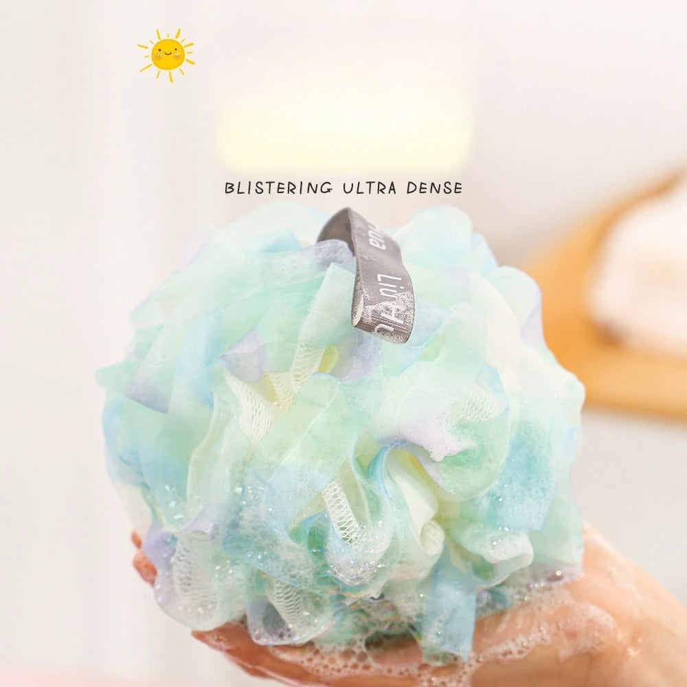 Colorful Foaming Bath Sponge | Body Exfoliating Shower Ball Bath Exfoliating Sponge QXL