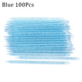 50/100-Pack Double-End Crystal Cuticle Pusher & Remover Sticks Cuticle Pusher Sticks QXL M489 Blue 100Pcs