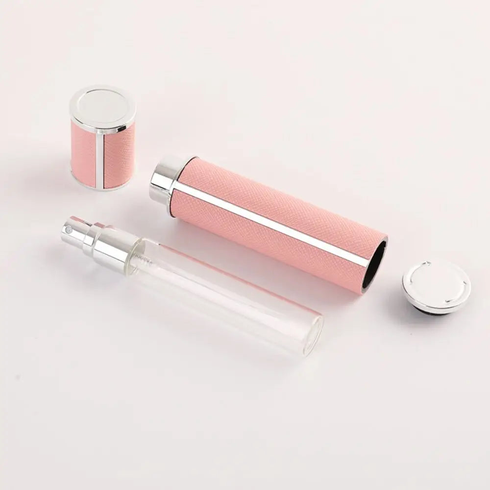 10ml PU Leather Refillable Perfume Spray Bottle | Travel Perfume Atomizer QXL