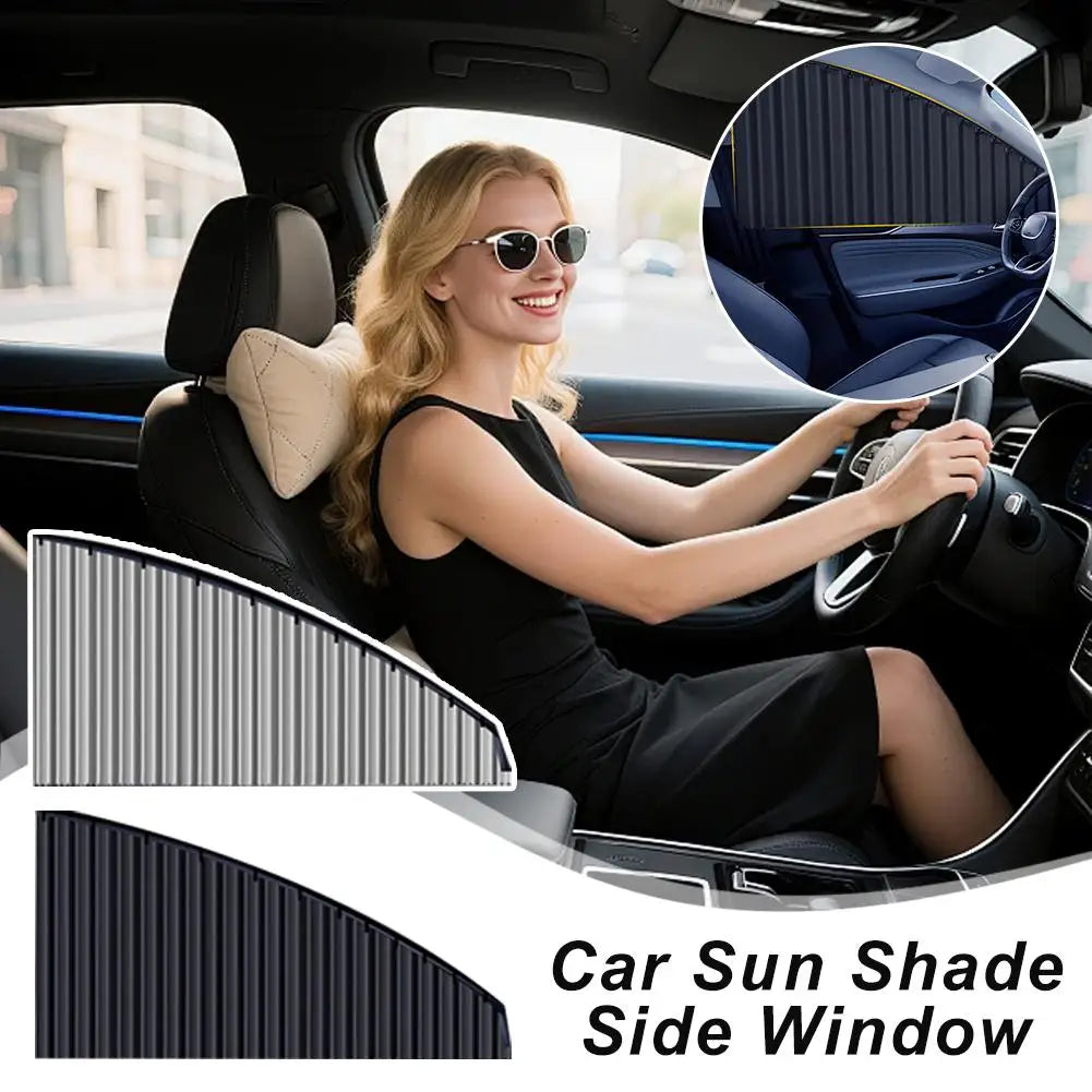 Car Side Window Sun Shade Blinds | UV & Heat Protection Car Window Sun Shade QXL