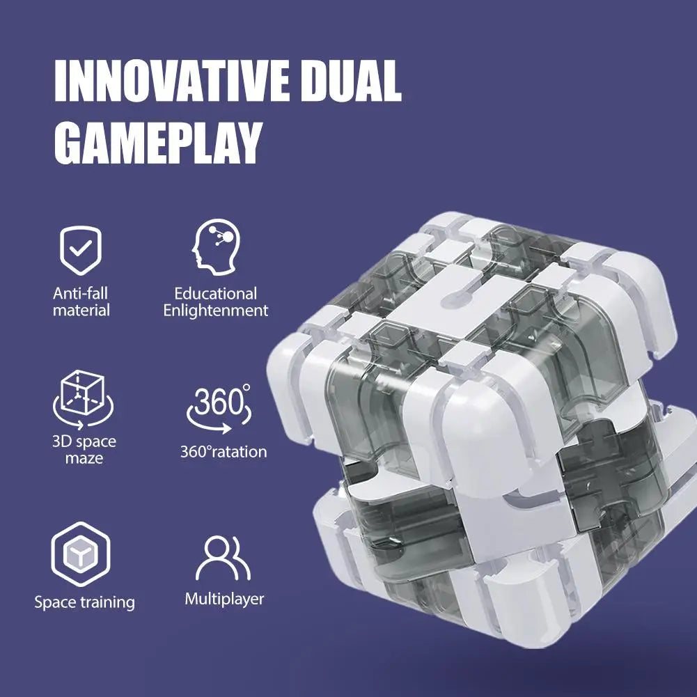 3D Maze Cube Ball Puzzle – Logic & Spatial Thinking Toy Puzzle Cube Toy QXL