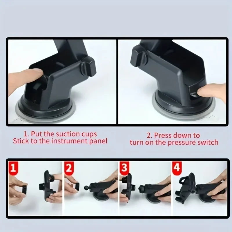 Car Phone Mount | Suction Cup & Air Vent Navigation Holder Car Phone Mount QXL