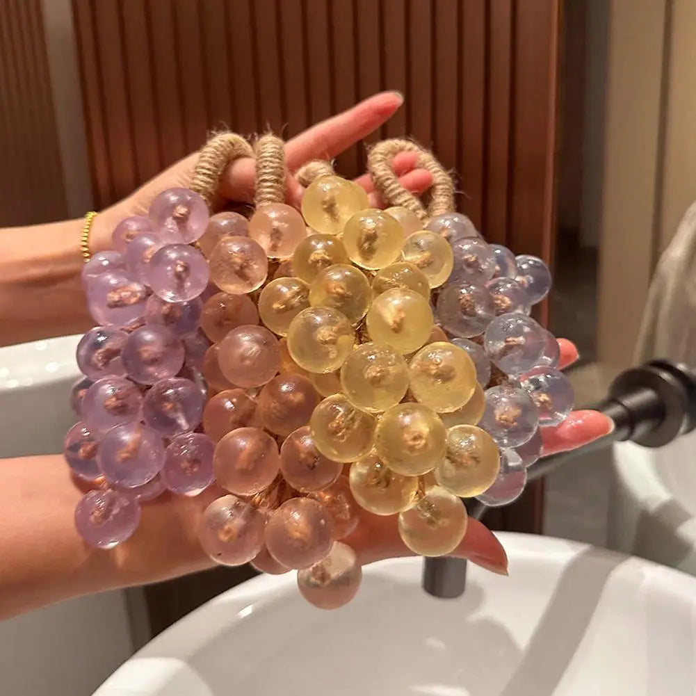 Handmade Crystal Grape Soap Bar | Scented Decorative Gift Set Decorative Soap Bar QXL