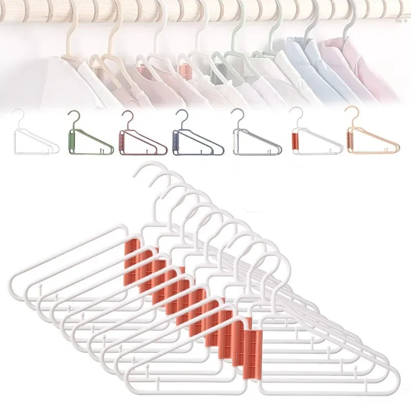 5-Pack Foldable Travel Clothes Hangers | Portable & Space-Saving Foldable Clothes Hangers QXL