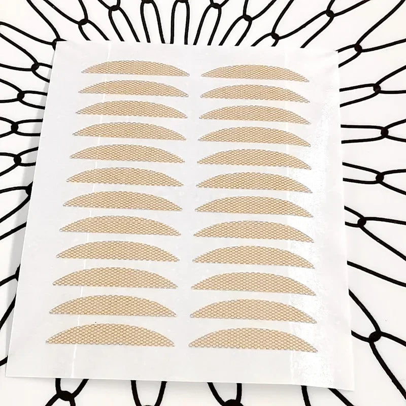Invisible Mesh-Lace Eyelid Tape Stickers | 240pc Double Fold Kit Eyelid Tape Stickers QXL 120pcs 1