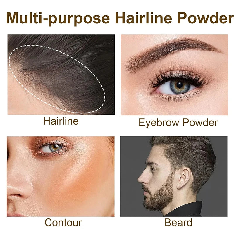 VERONNI Hairline Powder – Root & Eyebrow Concealer Hairline Concealer Powder QXL