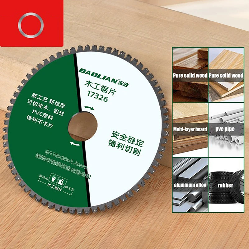 110mm Alloy Cutting Disc | Angle Grinder Saw Blade Angle Grinder Cutting Disc QXL Default Title