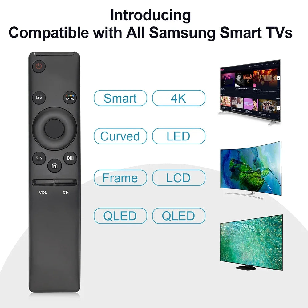 Samsung Smart TV Replacement Remote BN59-01259B/D/E 4K HD TV Replacement Remote QXL