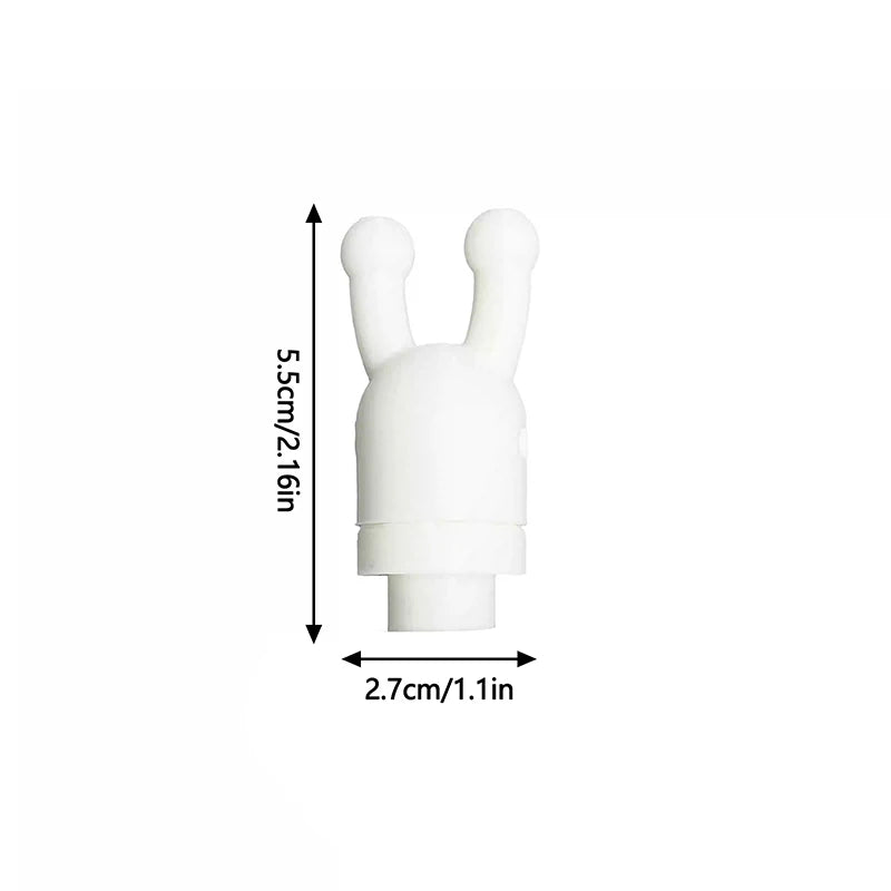 Mini Leakproof Essential Oil Inhaler Cap & Dispenser Bottle Essential Oil Inhaler QXL Cap White