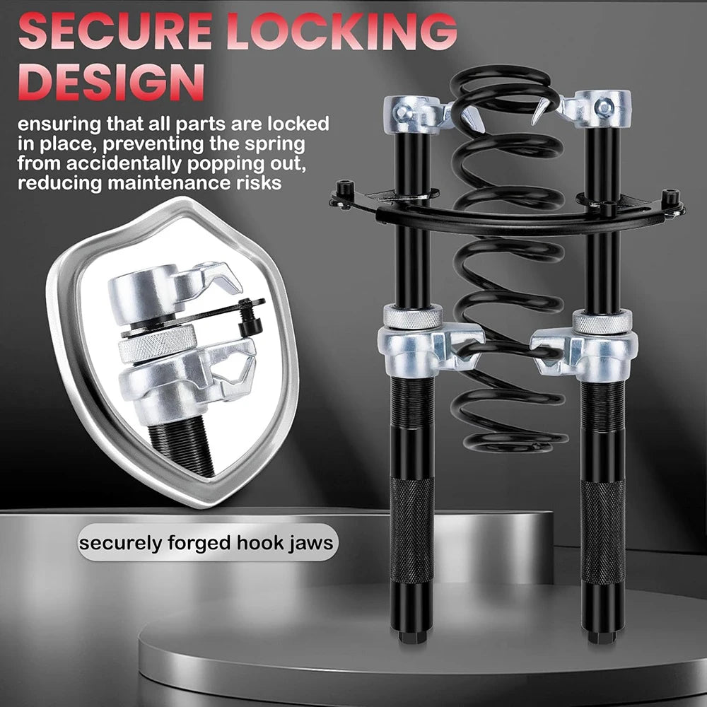 EAFC 3-Pc Shock Absorber Spring Compressor Safety Claw Tool Spring Compressor Tool QXL