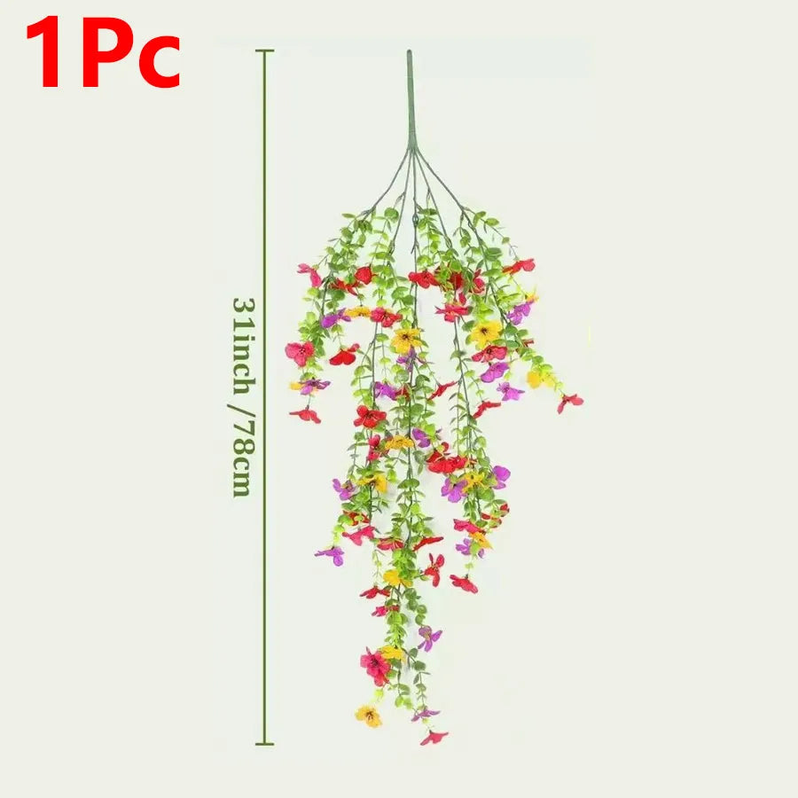 UV Resistant Artificial Flower Vine – 45 Blooms Indoor Outdoor Artificial Flower Vine QXL 1Pc-Basic effect