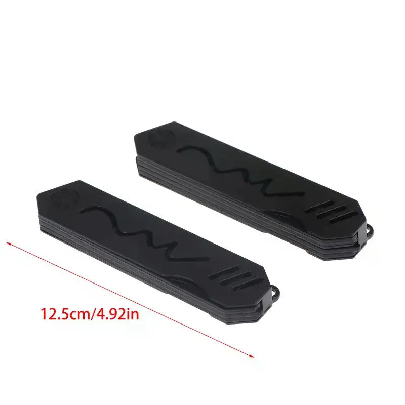 3-in-1 Folding Hair & Beard Comb | Wide & Fine Tooth Pocket Folding Hair Comb QXL