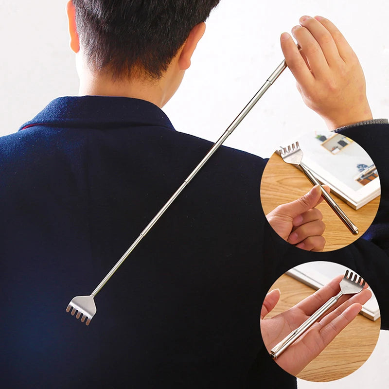 Telescopic Back Scratcher | Extendable Stainless Steel Back Scratcher QXL Default Title