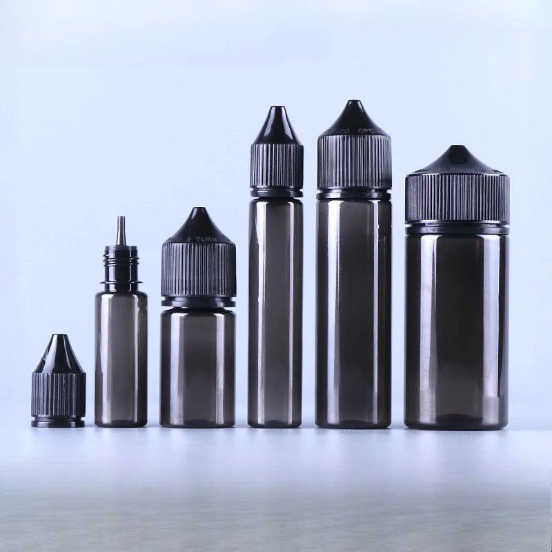 5-Pack PET Squeezable Dropper Bottles 10–120ml | Refillable Refillable Dropper Bottles QXL