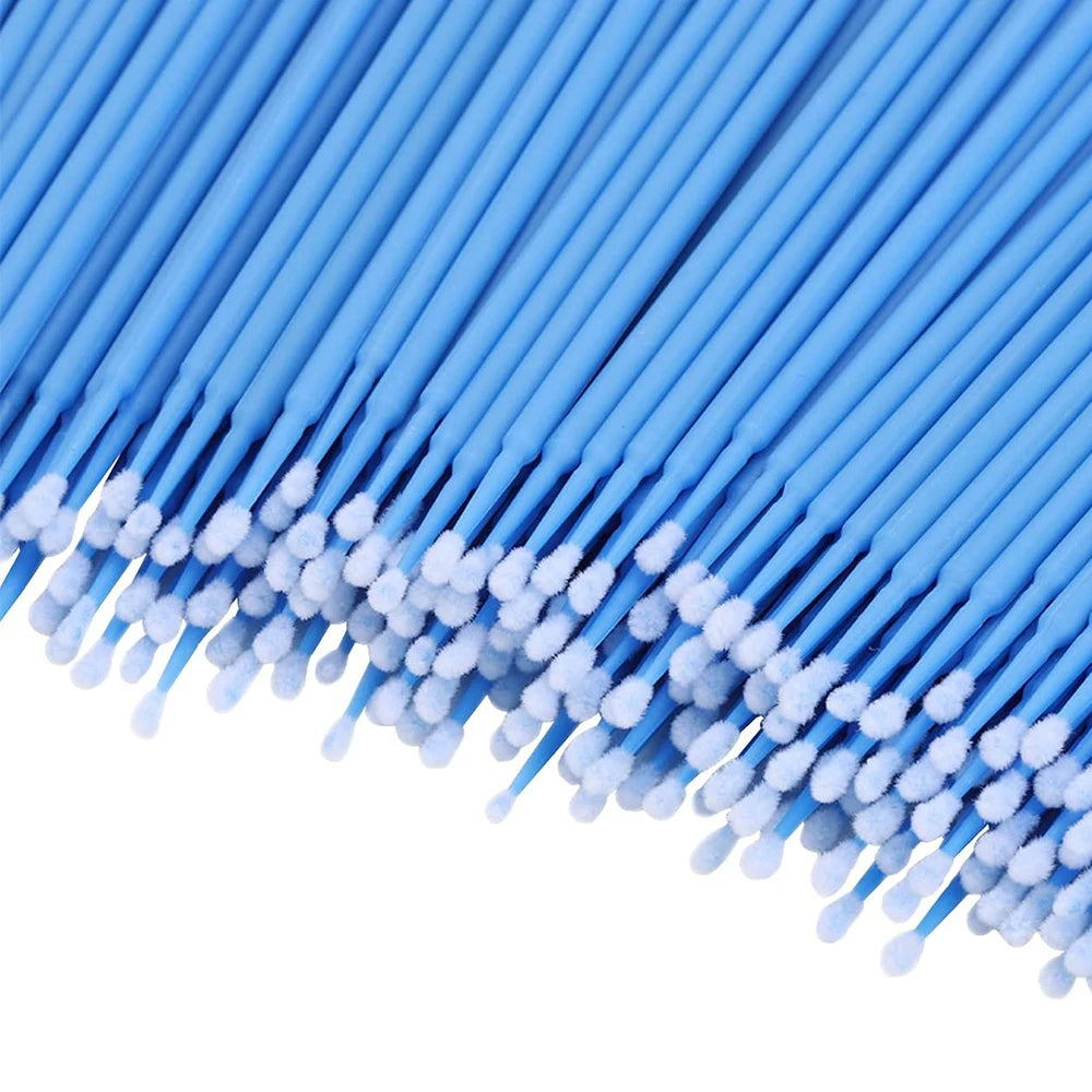 300-Pack Disposable Micro Brushes for Eyelash Extensions Lash Micro Brushes QXL