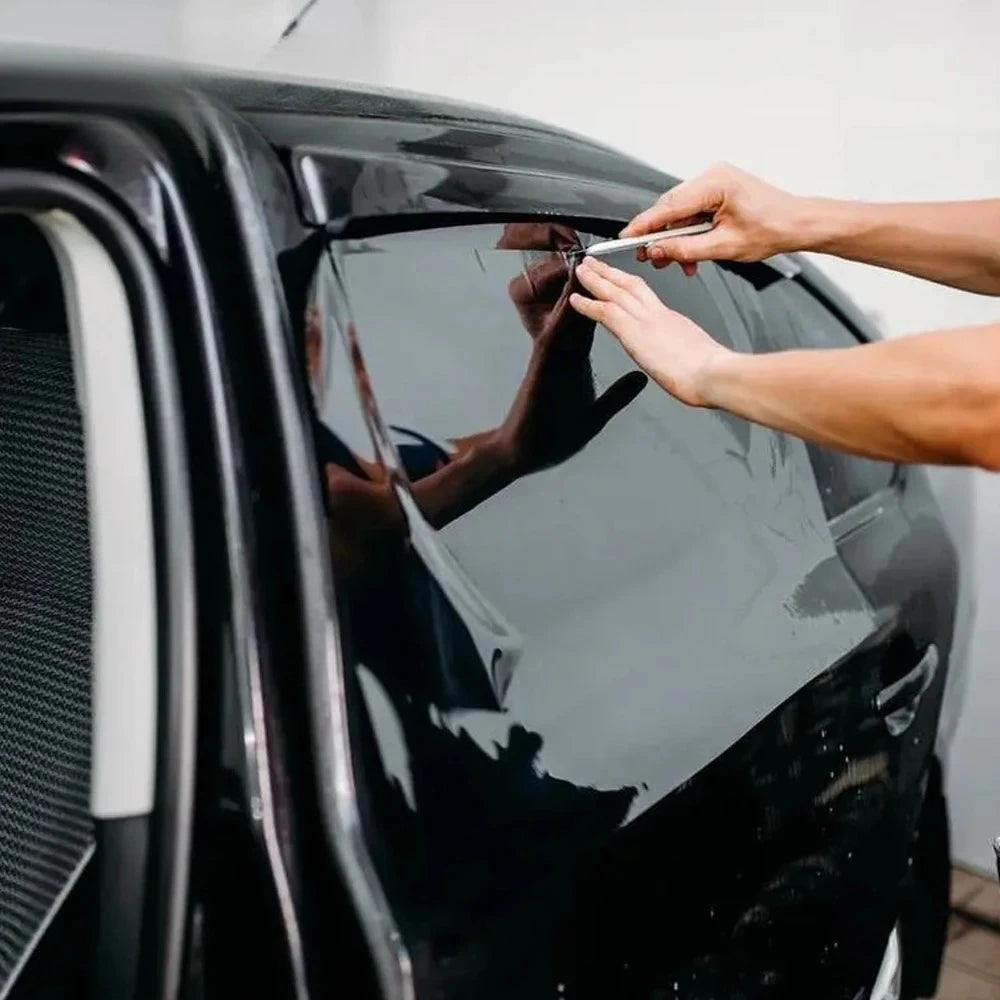 Black Car Window Tint Film 50x300cm | 1%–70% VLT UV Block Window Tint Film QXL