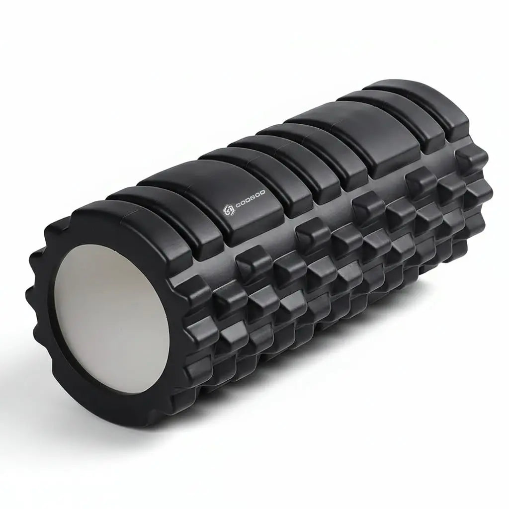 Lightweight Hollow Yoga Foam Roller | Fascia Body Massage Yoga Foam Roller QXL black