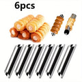 Stainless Steel Cannoli Tubes & Cream Horn Pastry Molds Pastry Baking Molds QXL 6pcs
