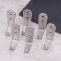 6-Pack Wall Mount Hooks for LEGO Technic AMG F1 W14 Display Wall Display Hooks QXL Silver