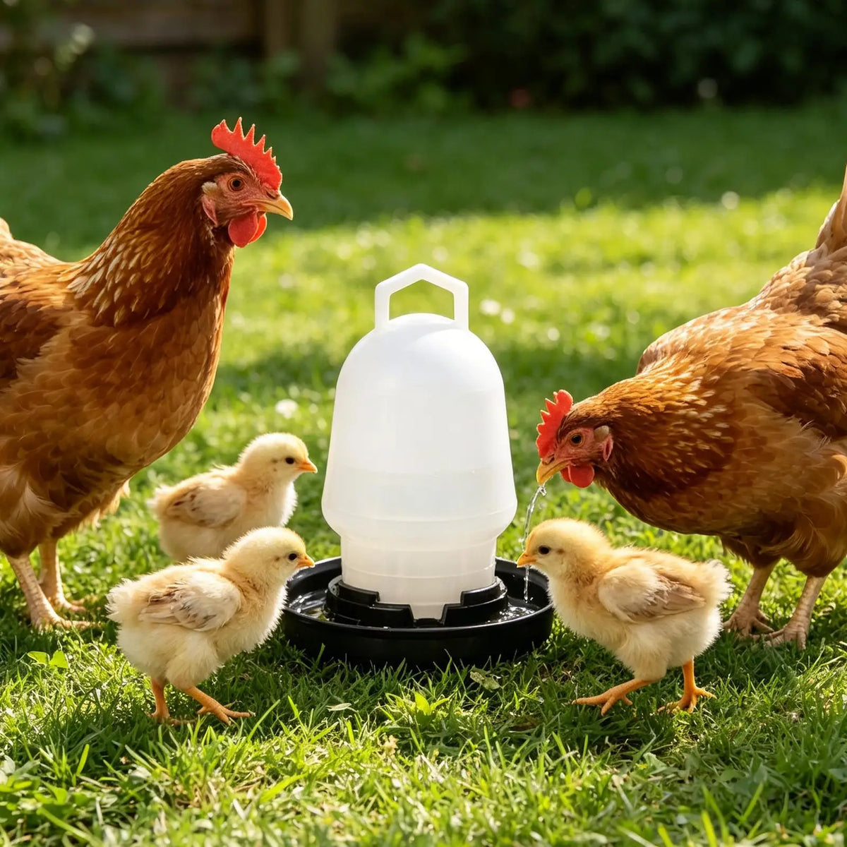 Automatic Chicken Waterer | Poultry Drinker Coop & Farm Poultry Waterer QXL