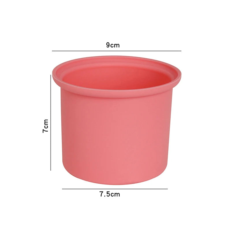 YOVIP Silicone Wax Warmer Bowl | Heat-Resistant Non-Stick 200ml Wax Warmer Bowl QXL Pink