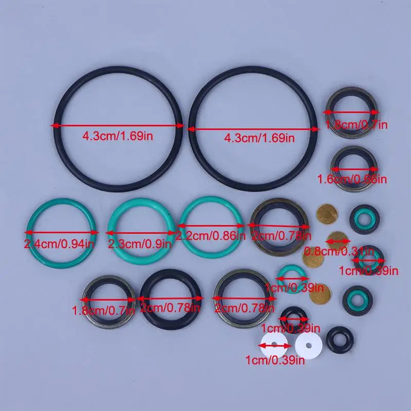 O-Ring Kit for YongHeng Compressor | Rubber Seal Spare Parts Compressor Seal Kit QXL