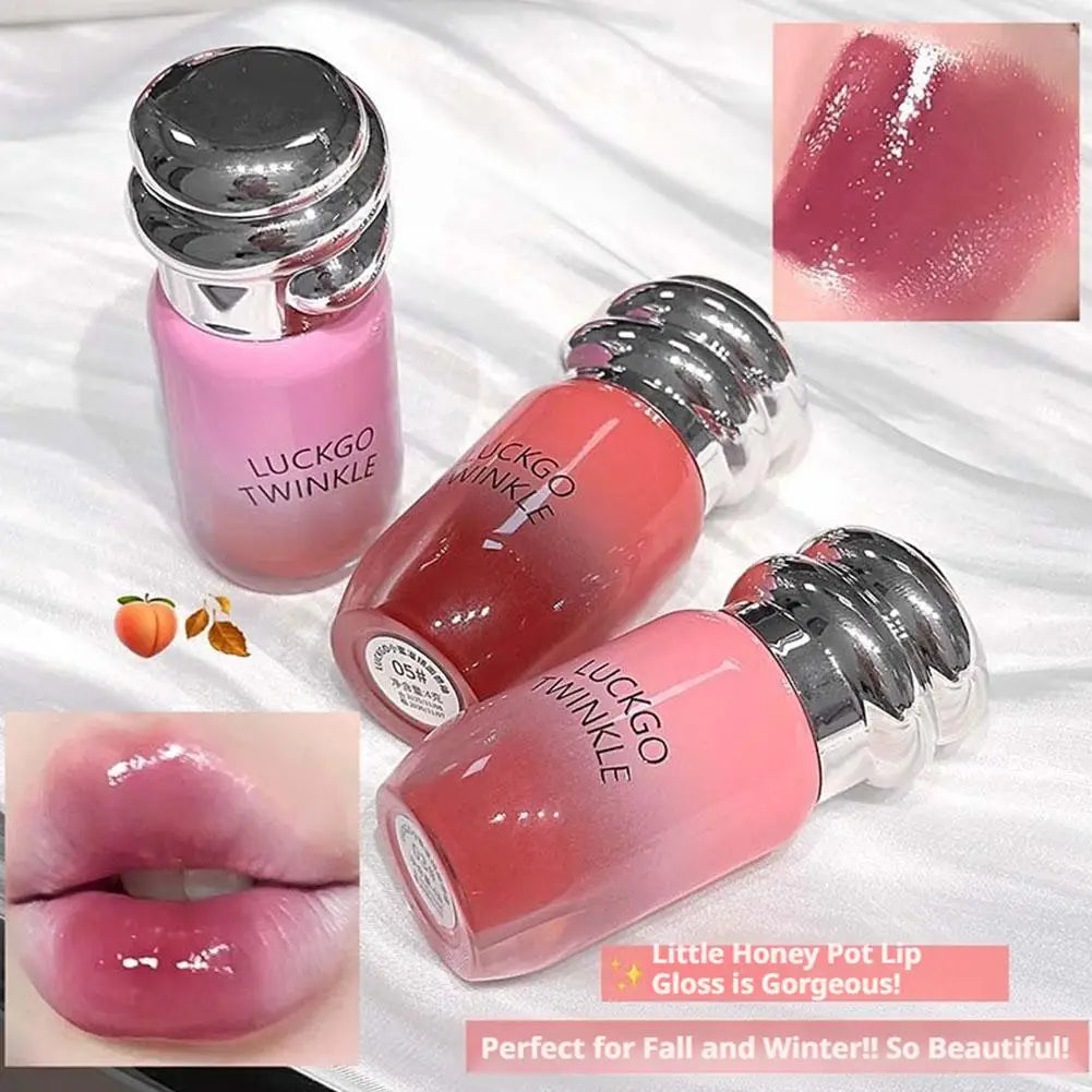 Mirror Lip Gloss | Waterproof High-Saturation Glossy Lip Tint Mirror Lip Gloss QXL