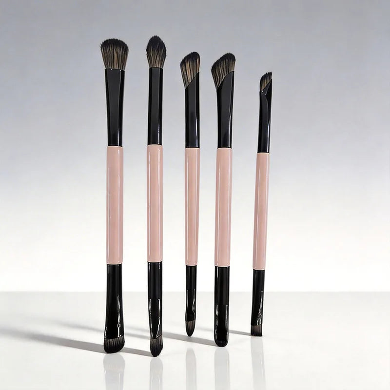 5-Piece Makeup Brush Set | Concealer, Contour & Eye Brushes Makeup Brush Set QXL