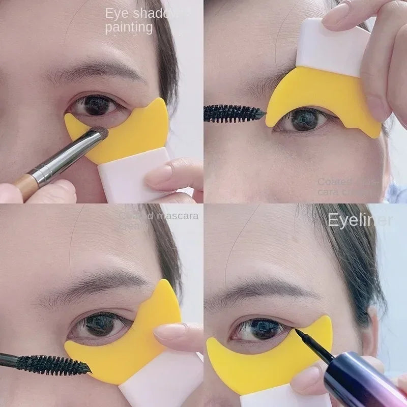 Crescent Silicone Eye Makeup Guide Tool | Eyeliner Shadow Shield Eye Makeup Guide Tool QXL