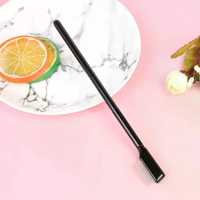 Steel Eyebrow & Eyelash Comb | Metal Lash Extension Brush Eyelash Comb QXL