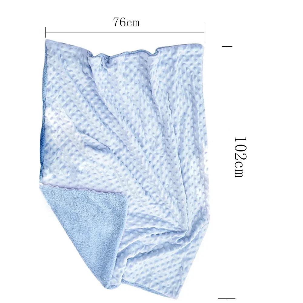 Newborn Swaddle Wrap & Blanket Set | Soft Cotton Fleece Baby Swaddle Blanket QXL