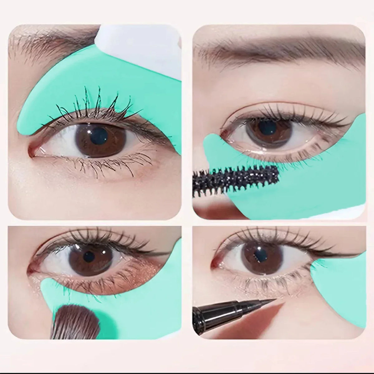 Crescent Silicone Eye Makeup Guide Tool | Eyeliner Shadow Shield Eye Makeup Guide Tool QXL