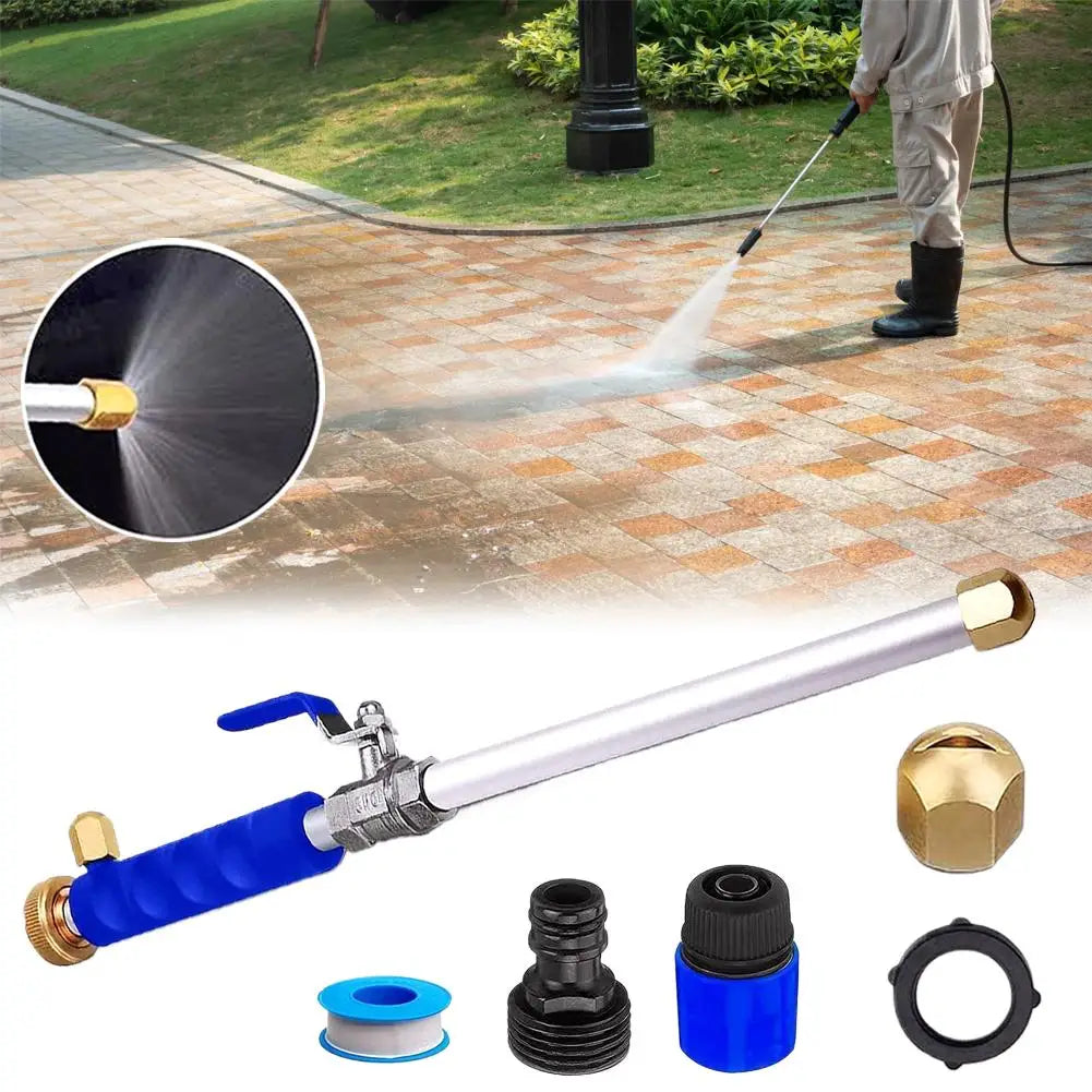 High Pressure Garden Hose Wand | Jet & Fan Spray Nozzle Kit Garden Hose Wand QXL
