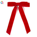 Velvet Bow Duckbill Hair Claw Clip | Volumizing Ponytail Hair Claw Clip QXL 2.5 Velvet Bow Tie R